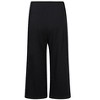 Trendy Women's Plus Size Black Palazzo Pants - Comfortable Elastic Waist Wide Leg Trousers with Pockets for All Seasons - 3 of 4