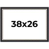 PosterPalooza | Embellished Black Picture Frame - UV Acrylic, Backing Board, Hanging Hardware Included - 2 of 4