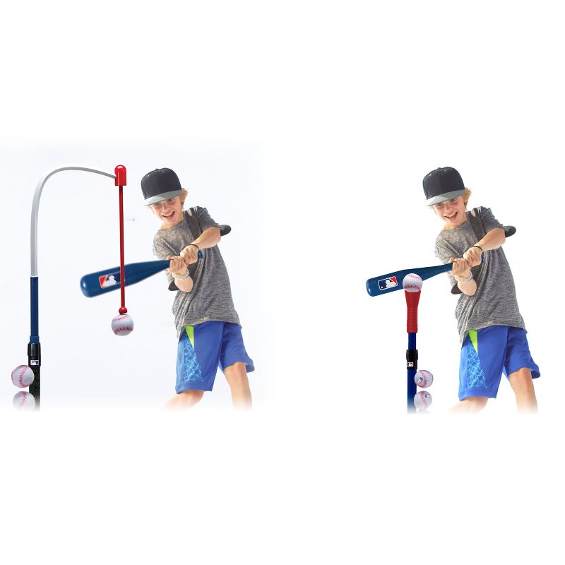 Franklin Sports MLB Playball  2 in 1 Grow With Me Batting Tee, 3 of 10