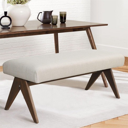 Dining Room Bench,breakfast Nook Bench Cushioned Dining Bench With V ...