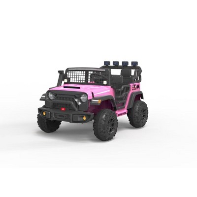 JOYRACER 2-Seater 24V Kids Ride on UTV, 4x200W Electric Jeep Car with Remote Control 3-Speed, USB/MP3/Bluetooth Music, Horn & Sound Buttons