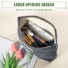 Unique Bargains Corduroy Zipper Makeup Bags and Organizers 1 Pc - 3 of 4