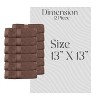 Home Weavers Elegance Essentials 550GSM 100% Cotton Zero Twist Super Absorbent Bath Towel Set - 2 of 4