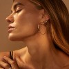 Gold Hoop Earrings Set for Women, 12 Pairs Large/Big Thin Thick Gold Hoops Earrings Loop Pack for Jewelry Gift 40mm/50mm - 2 of 4