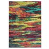 Area Rug 4x6 Machine Washable Bedroom Rug, Low-Pile Faux Wool Soft Carpet with Non-Slip TPR Backing, Modern Aabstract Accent Rug for Living Room - 3 of 4