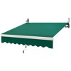 Sapphtopaz 8' x 7' Retractable Awning Manual Patio Awnings Sunshade Shelter UV Resistant Window Cover - 4 of 4