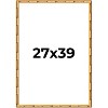 PosterPalooza | 27x39 Bamboo Picture Frame, UV Acrylic, 4 Finishes - Brown, Black, Gold, and Natural - 2 of 4
