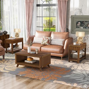 Rectangular Living Room Coffee Table Set, 3-Piece Living Room Table Set,1 Coffee Table and 2 End Table,Tea Table Set .Easy Assembly - 1 of 1