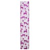 Northlight Glistening Purple Reindeer and Star Christmas Wired Craft Ribbon 2.5" x 10 Yards - 2 of 3