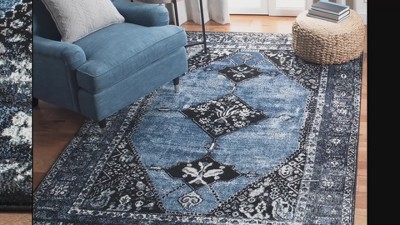 Antique Patina Multicolor Synthetic 8' Runner Rug