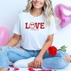S.W.Smiley Love Smile - Women's Short Sleeve Graphic T-Shirt - 3 of 4