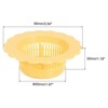Unique Bargains Plastic Handle Kitchen with Handle Sink Drain Strainer 4 Pcs - 2 of 4