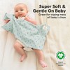 6pk Shea Baby Burp Cloths for Baby Boys and Girls, Organic Burping Cloths for Babies, Newborn - 4 of 4