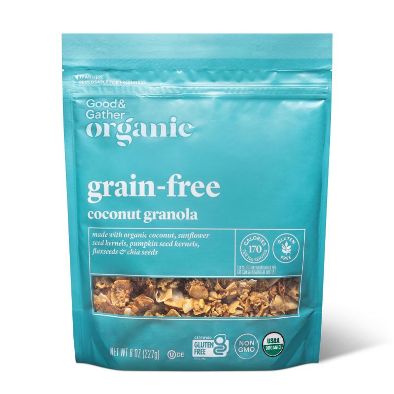 Coconut Grain Free Granola - 8oz - Good &#38; Gather&#8482;, 1 of 9