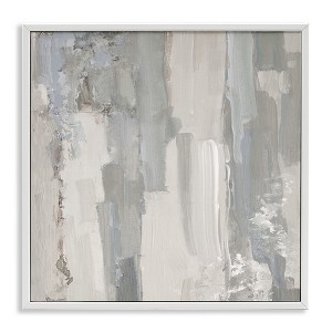 Stupell Industries Grey Brushed Abstract Arrangement Framed Giclee Art - 1 of 4