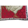 C&F Home 14" x 14" Red Black & White Rooster Needlepoint Pillow - 3 of 4