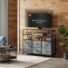 GALAXHERO 6 Drawer Dresser with LED Lights and Charging Station, Fabric Chest with Open Shelves for Bedroom and Living Room Storage - 4 of 4