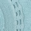 Hampton Crochet Collection Cotton Reversible Tufted Set of 5 Bath Rug Set - Home Weavers - 4 of 4