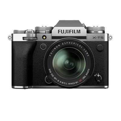 Fujifilm X-T5 Mirrorless Camera with XF18-55mmF2.8-4 R LM OIS Lens (Silver)