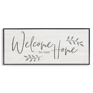 Stupell Industries Welcome To Our Home Country Sign, 30" x 13" - 1 of 4