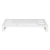Kate and Laurel Briggs Rectangle MDF Computer Stand, 26x12x4, White - 2 of 4