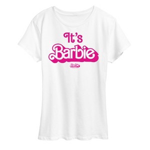 Women's - Barbie - It's Barbie Pink Short Sleeve Graphic T-Shirt - 1 of 4