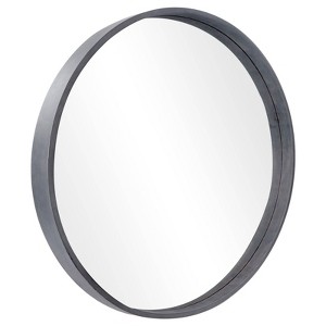 WallBeyond Wooden Round Wall Mirror - 1 of 4