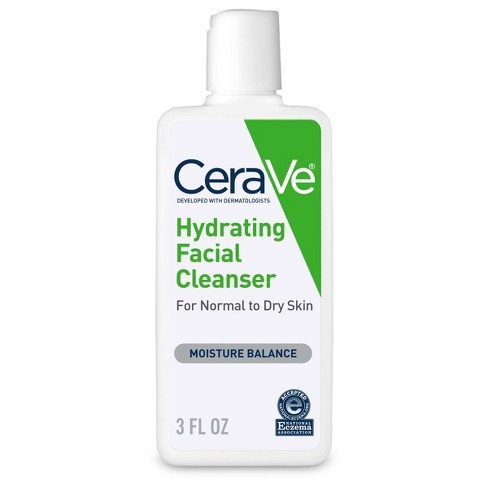 Cerave Face Wash, Hydrating Facial Cleanser For Normal To Dry Skin