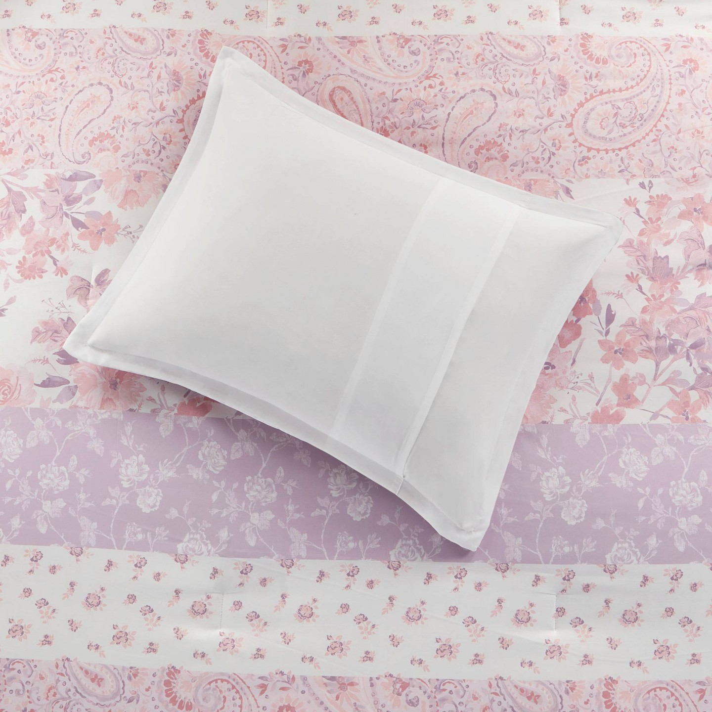 Комплект с одеялом Intelligent Design Full/Queen Colette Floral Paisley Comforter Set Pink: Hypoallergenic Microfiber Bedding for Teens, цвет: С принтом — фото 5