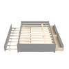 FULL BED WITH TWIN SIZE TRUNDLE AND TWO DRAWERS FOR ESPRESSO COLOR - 3 of 4