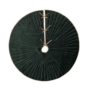 C&F Home Velvet Splendor Tree Skirt - 1 of 3
