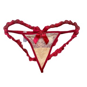 Milanblocks coquette bow lace cute panty Cotton Panties fall underwear - 1 of 4