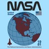 Men's NASA World Globe Logo T-Shirt - 2 of 4