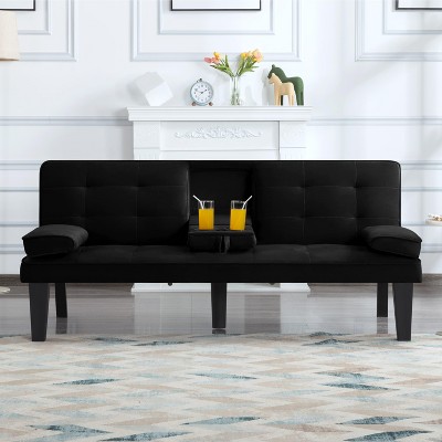 MAYEERTY 65¡± Modern Design Sleeper Sofa Bed Easy-Convertible Couch