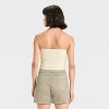 Women's Leisure Studio French Terry Tube Top - Universal Thread™ - 2 of 3