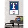 Trends International MLB Texas Rangers - Logo 22 Framed Wall Poster Prints - 2 of 4