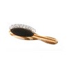 Bass Brushes Style & Detangle Hair Brush with 100% Premium Alloy Pin Pure Bamboo Handle Medium Oval - 3 of 4