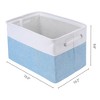 REGALWOVEN Fabric Collapsible Lightweight Open Storage Bins 15 x 10.2 x 9.8 Inch 3 Packs - 4 of 4