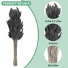 Unique Bargains Artificial Dried Flowers Realistic Look Pampas Bunny Tails Grass 17 Inch - 2 of 4