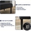 Mini Armless Loveseat Sofa with USB, Velvet Couch for Small Spaces, Bedroom, Dorm, Office, Living Room - 3 of 4