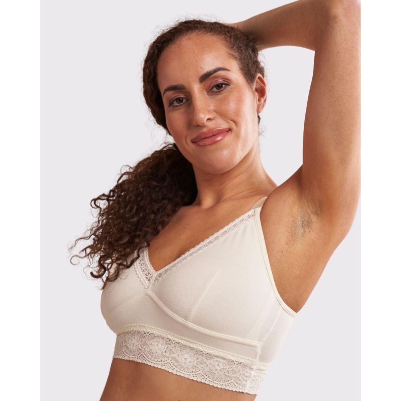 AnaOno Women's Delilah Ultra-Soft Lace Mastectomy Bralette , 3 of 7