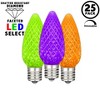 Novelty Lights C9 LED Faceted Christmas Replacement Bulbs Dimmable 25 Pack - 3 of 4