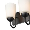 Millennium Lighting Ivey Lake 4 - Light Vanity in  Matte Black - 3 of 4
