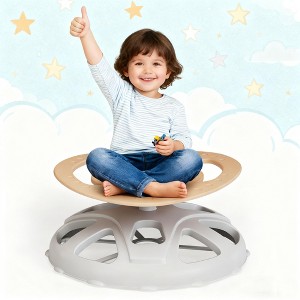 Kids Sensory Swivel Chair, Spinning Chair for Autistic Kids with Safety Handle & Non-Slip Design, Training Body Coordination - 1 of 4