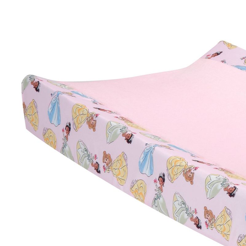 Disney Baby by Lambs &#38; Ivy Disney Princesses Changing Pad Cover, 3 of 6