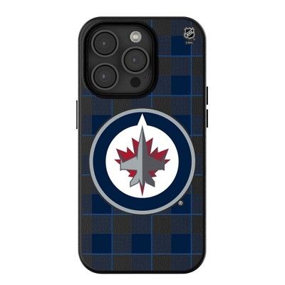 Keyscaper NHL Plaid MagSafe Compatible Cell Phone Case for iPhone 15
