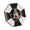 Sagebrook Home Contemporary Octagonal Picture Frame - Geometric Design - MDF & Resin - Glass Cover - Home & Office Decor - Black & White - 2 of 4