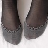Anna-Kaci Women's 5-Pack Sheer No Show Liner Socks with Non-Slip Heel Grip Lightweight Invisible Design - 2 of 4