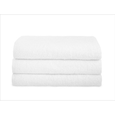 Classic Turkish Cotton Towel Arsenal Jumbo Bath Sheet (Set of 3