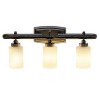 3-Light Essentix Contemporary Vanity Uplight Downlight Wall Mounted Fixture - Lalia Home - 2 of 4